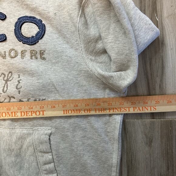 VTG Hollister Surf Sweater Hoodie Pullover Jacket Large Spellout Y2K 90’S Lounge - Picture 8 of 9